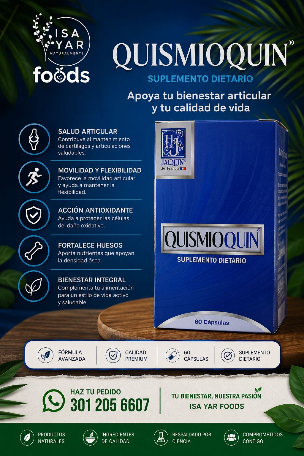 QUISMIOQUIN® Suplemento Dietario