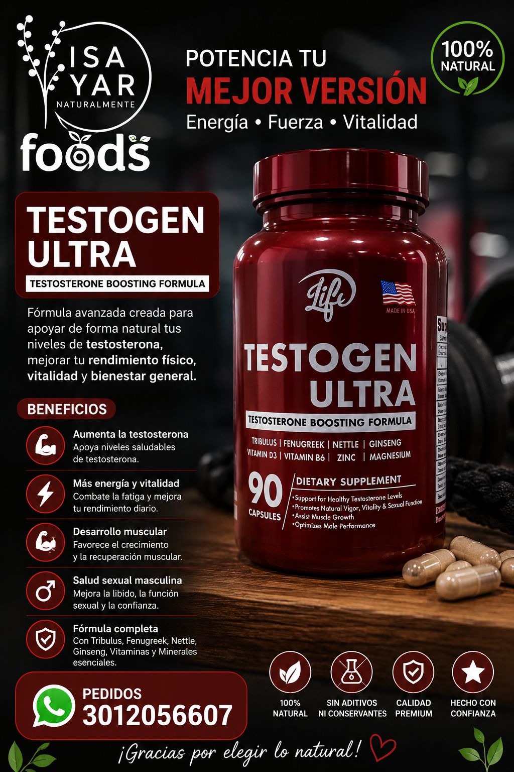 Testogen Ultra — Testosterone Boosting Formula