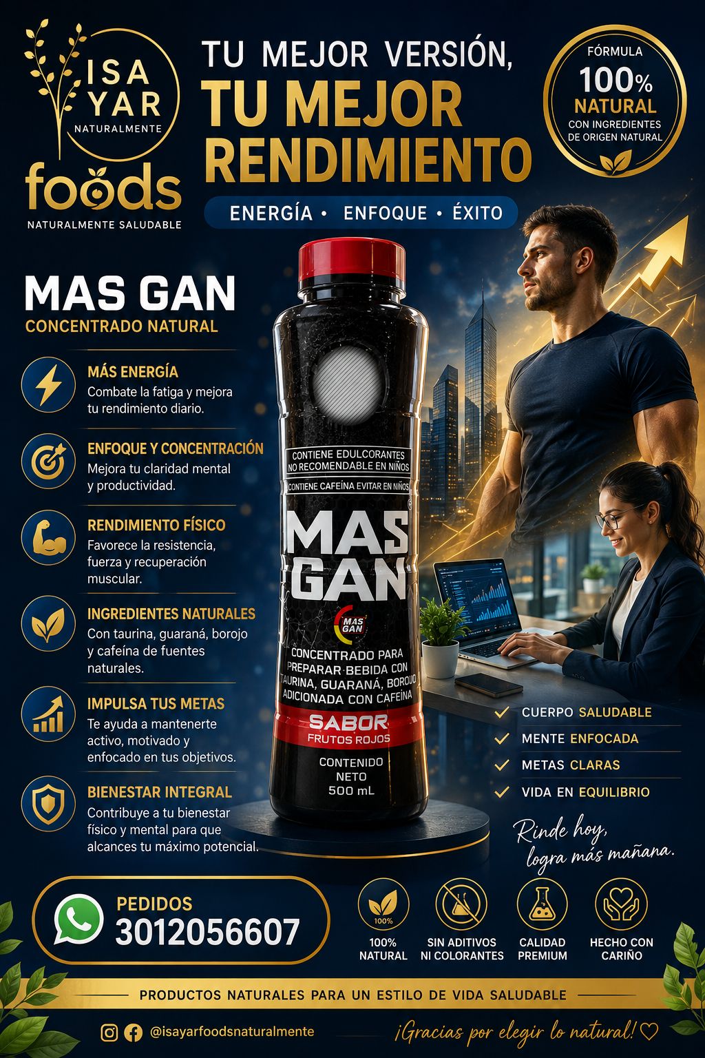 MAS GAN - Concentrado Natural